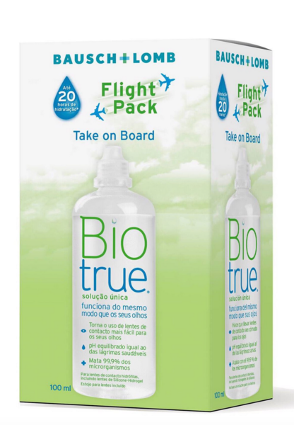 Biotrue Solução Única Flight Pack  Biotrue  100 ml