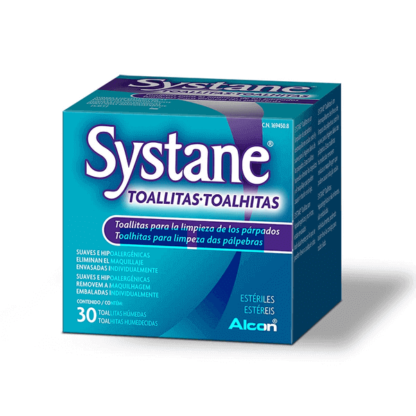 Toalhitas para Olhos SystaneAlcon - 30 unidades
