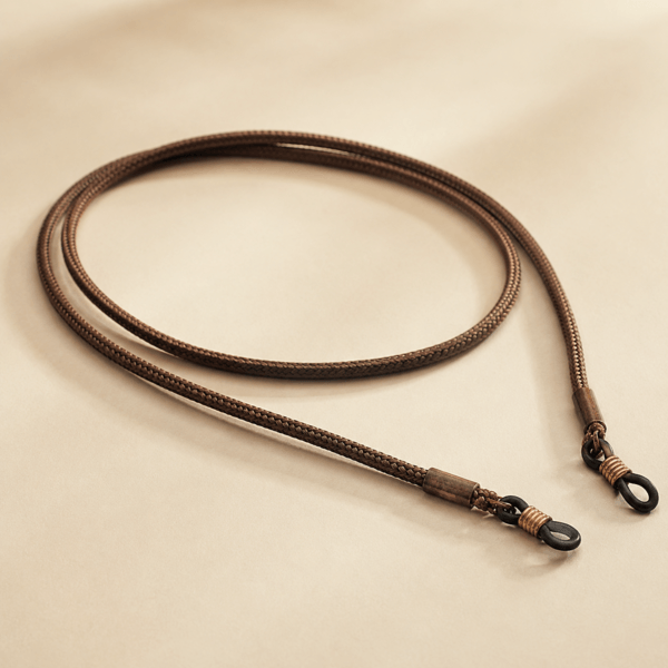 Cordão Óculos Nylon Castanho