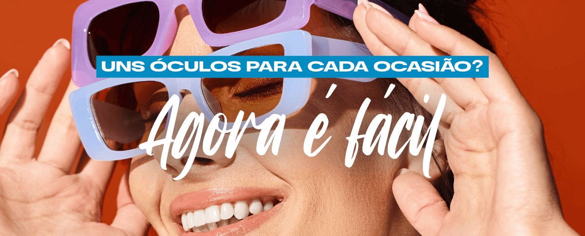 Óculos para todas as ocasiões!