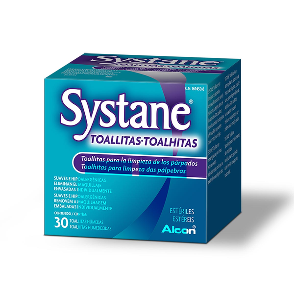 Systane toalhitas para Olhos - 30 unidades