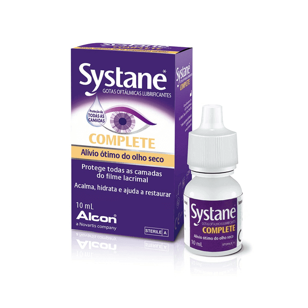 Systane Complete Gotas Oftálmicas Lubrificantes - 10ml